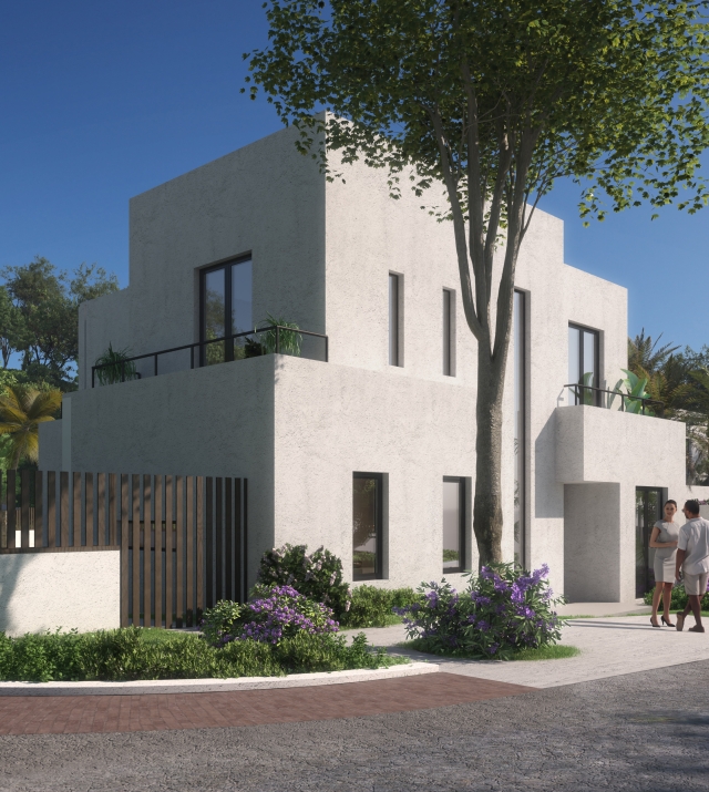 Resa Estates plot with license for sale Ibiza can Furnet plot 2 back of the house.jpg